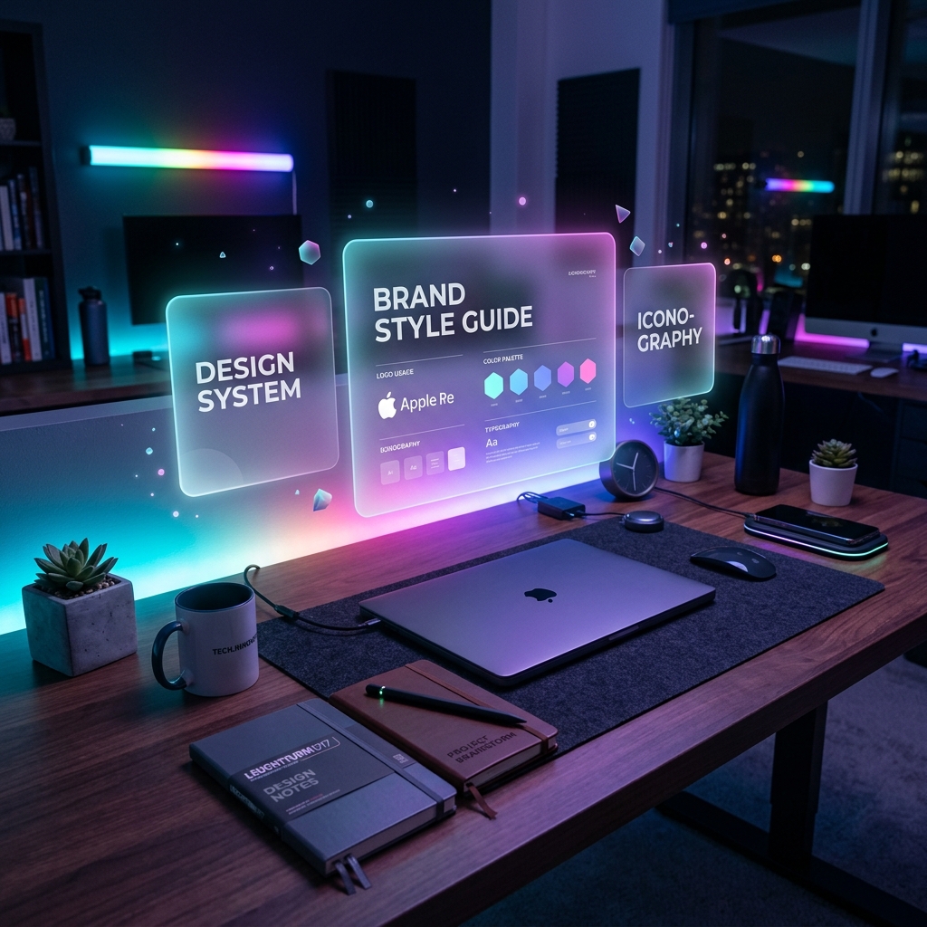 Creative Brand Design Consultation Workspace